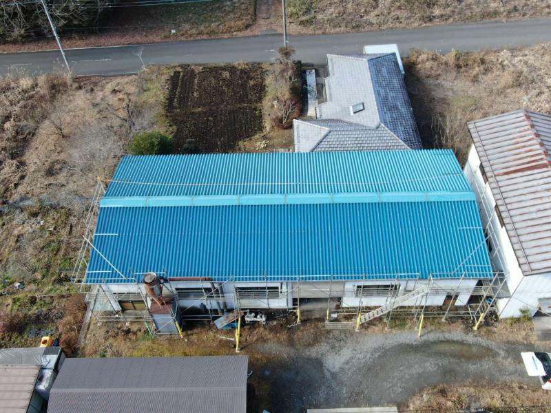 日光彫村上商店の屋根改修
