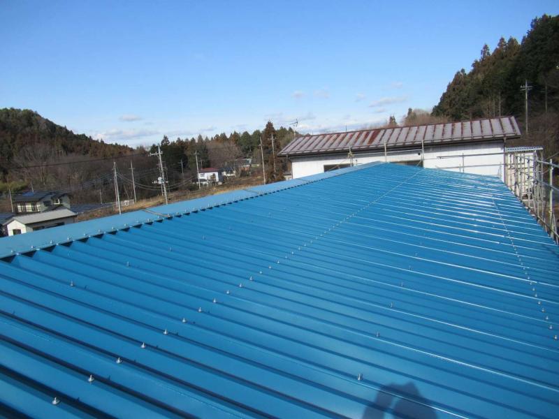 日光彫村上商店の屋根改修
