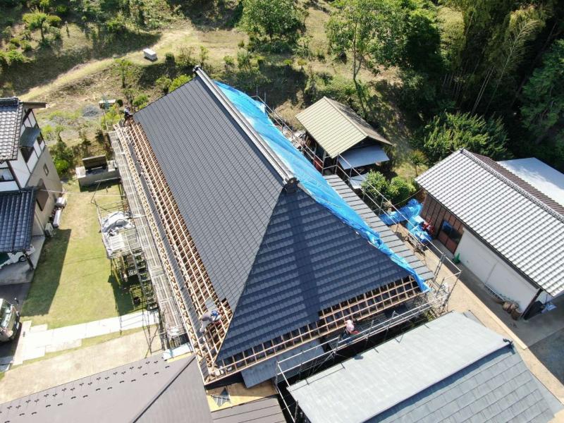 折板屋根改修工事