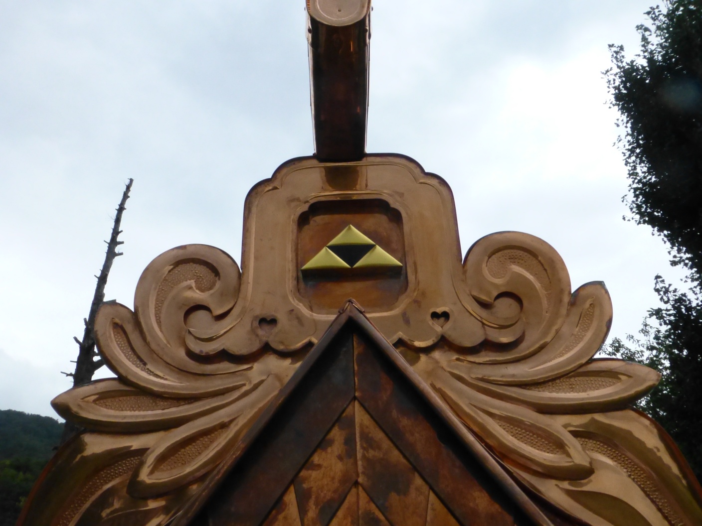 祥光寺山門鳥衾鬼取付箇所