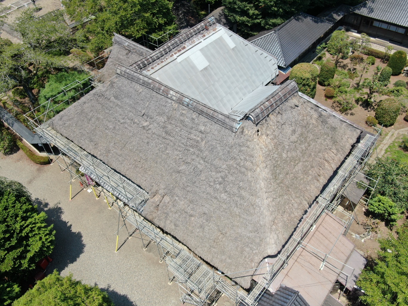 高田専修寺屋根改修