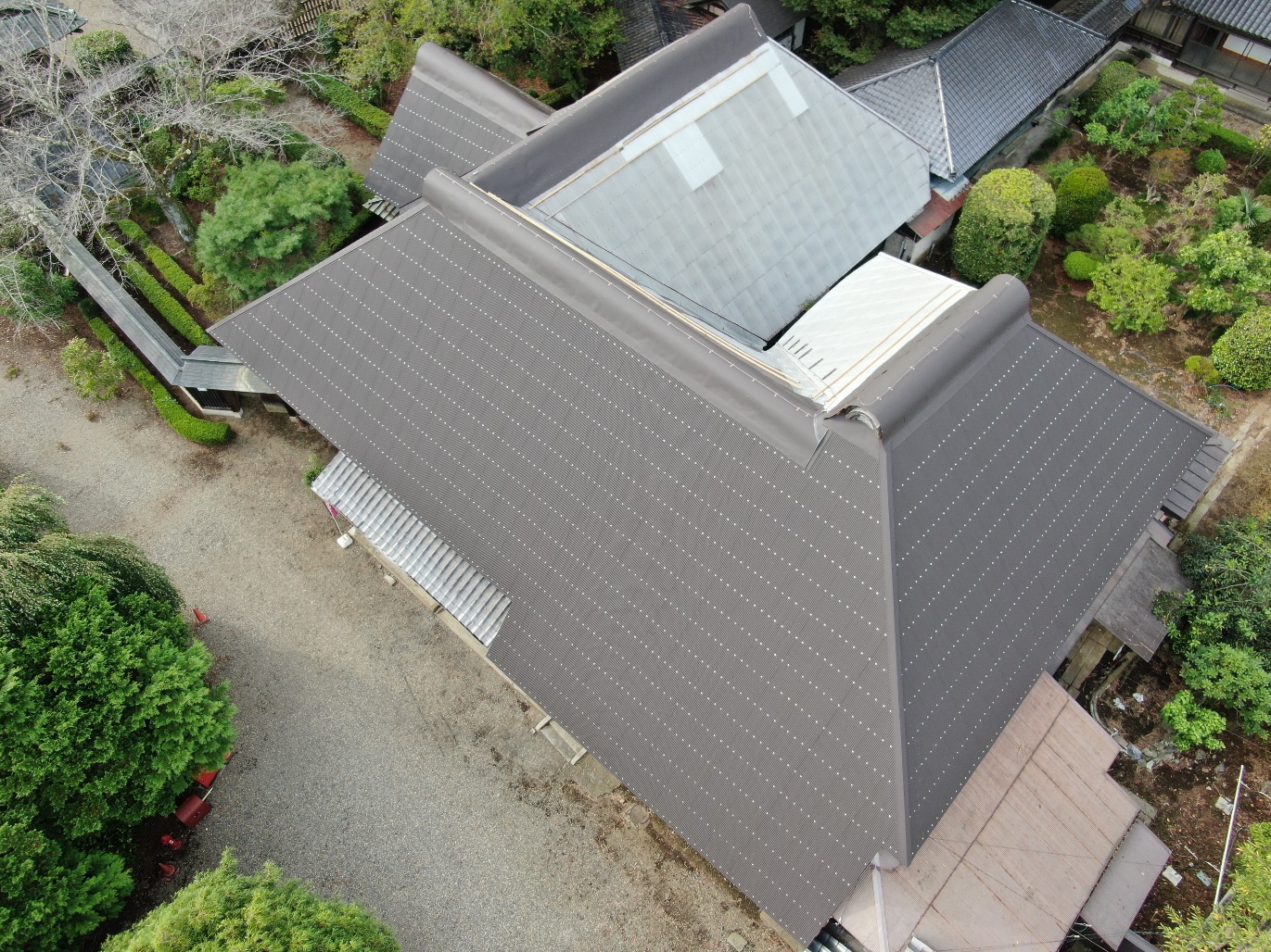 高田専修寺屋根改修