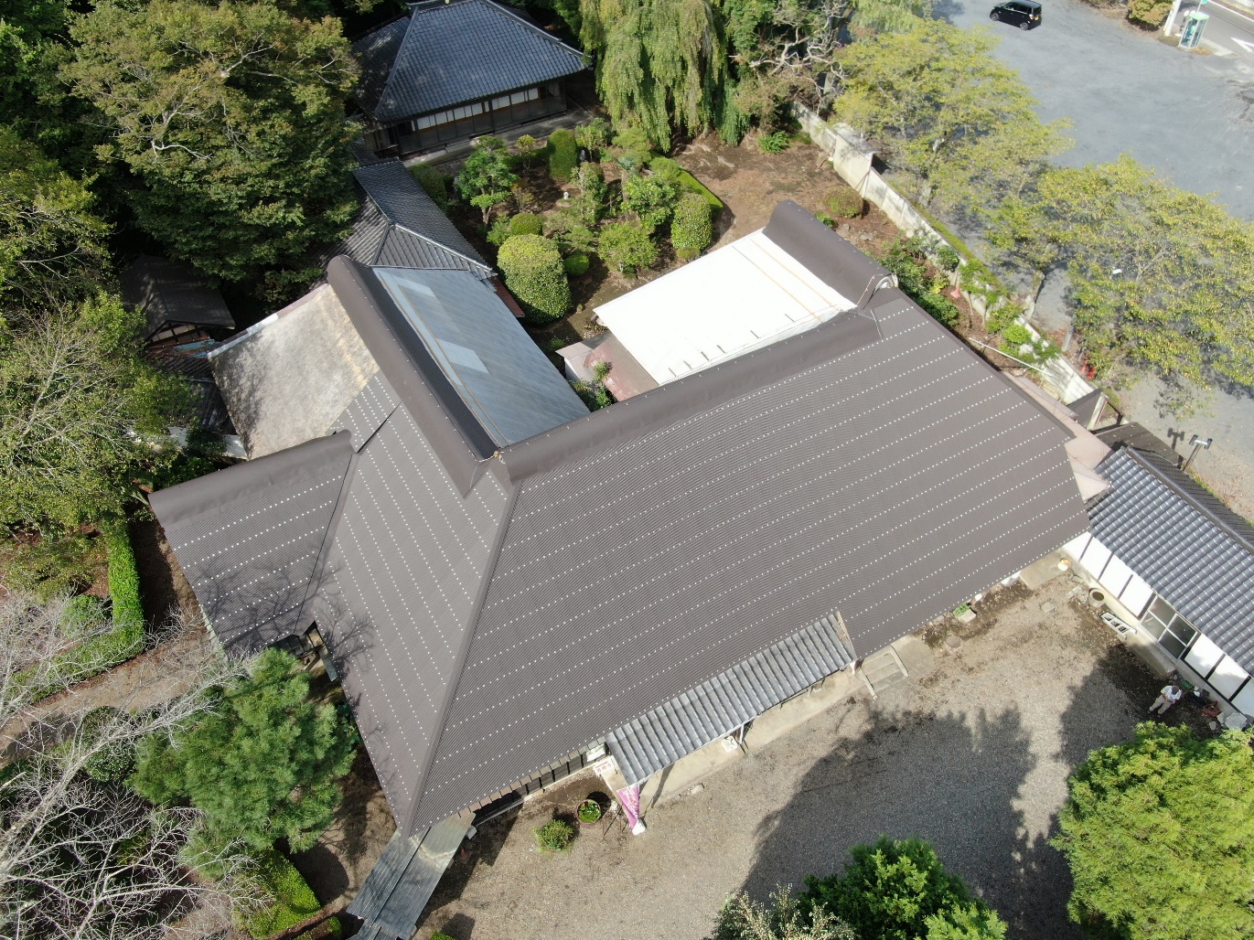 高田専修寺屋根改修