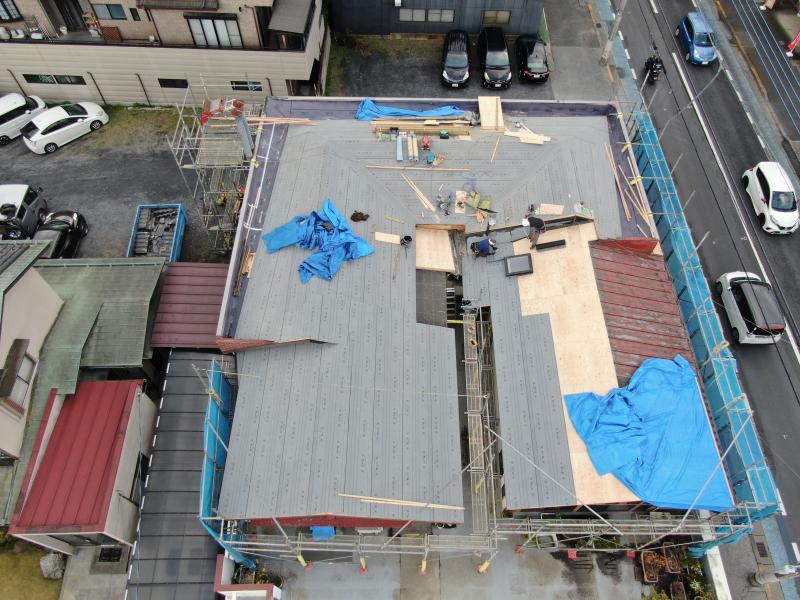 岩村邸屋根改修工事