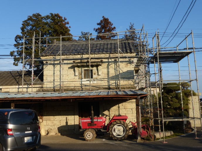 濱﨑様石蔵屋根改修工事