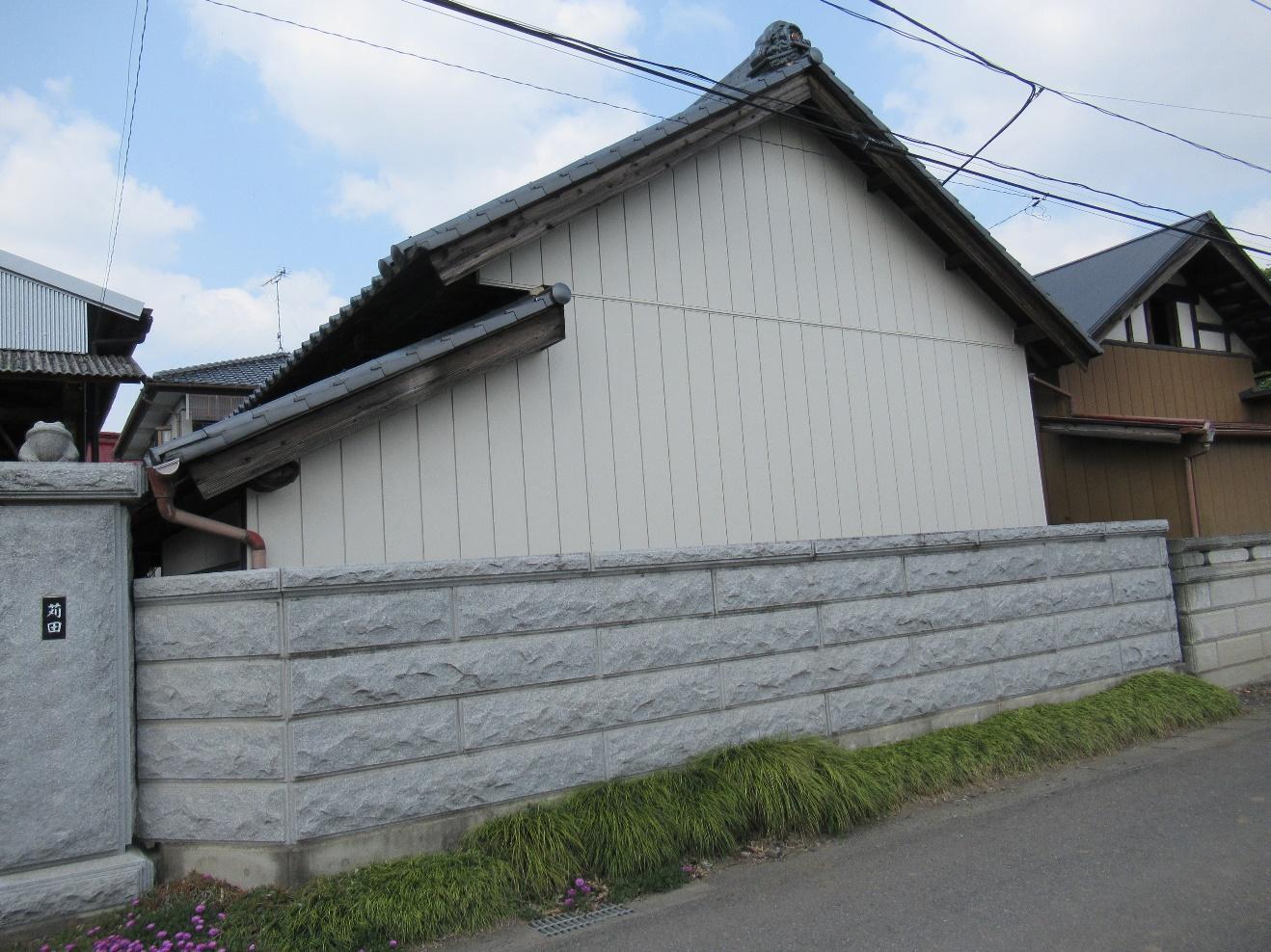 苅田様納屋外壁改修工事